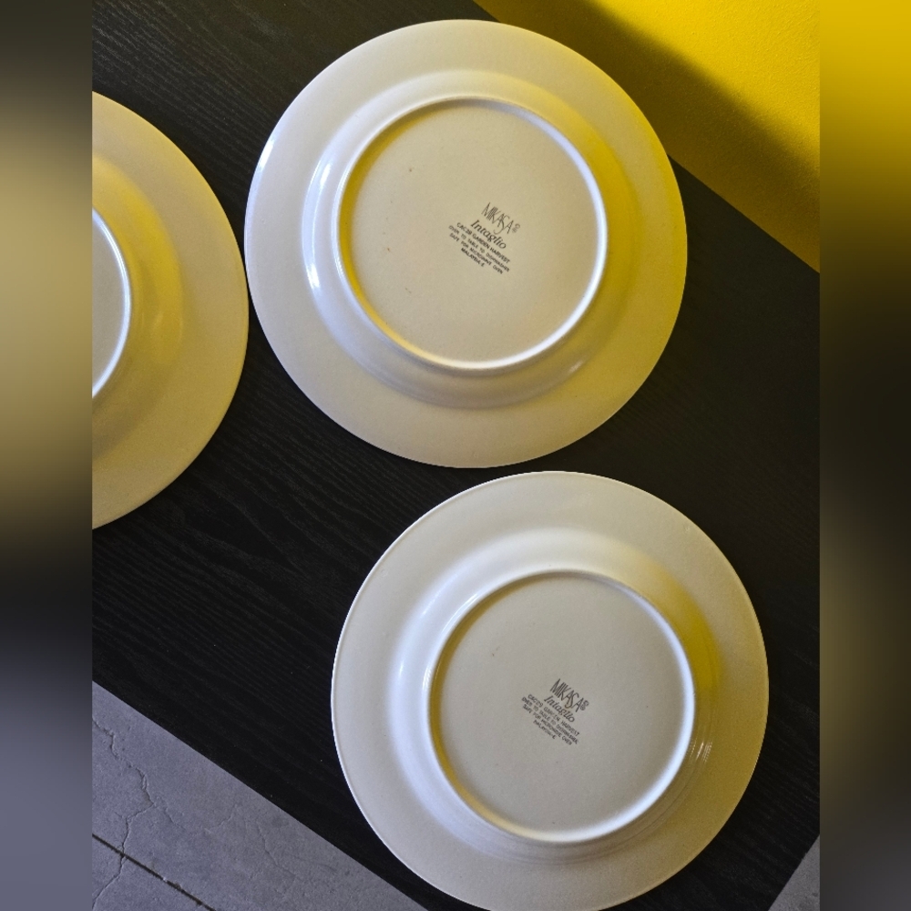 Vintage Mikasa Garden Harvest Intaglio Set of 4 Dinner Plates Sz 11" READ - Picture 9 of 14
